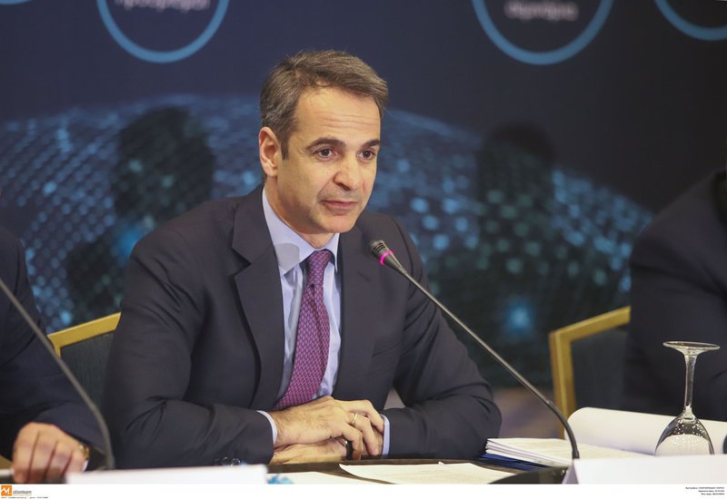 Ο Κ. Μητσοτάκης μιλά στην εκδήλωση του ΣΕΒΕ στους παραγωγικούς φορείς της Μακεδονίας (ΜΟΤΙΟΝΤΕΑΜ/ΚΩΝΣΤΑΝΤΙΝΙΔΗΣ ΓΙΩΡΓΟΣ)