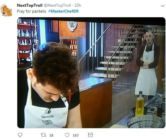 MasterChef 3: To Τwitter κλαίει με τον καβγά Παντελή-Χαράλαμπου -«Εν κουλί αυτό;» [εικόνες] | iefimerida.gr 0