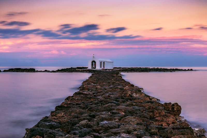 Εκκλησάκι στη θάλασσα, Γεωργιούπολη, Χανιά.