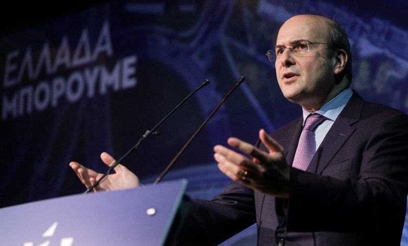 Ο αντιπρόεδρος της ΝΔ Κωστής Χατζηδάκης στην εκδήλωση παρουσίασης του προγράμματος υποδομών του κόμματος-Φωτογραφία: EUROKINISSI/ ΓΙΑΝΝΗΣ ΠΑΝΑΓΟΠΟΥΛΟΣ