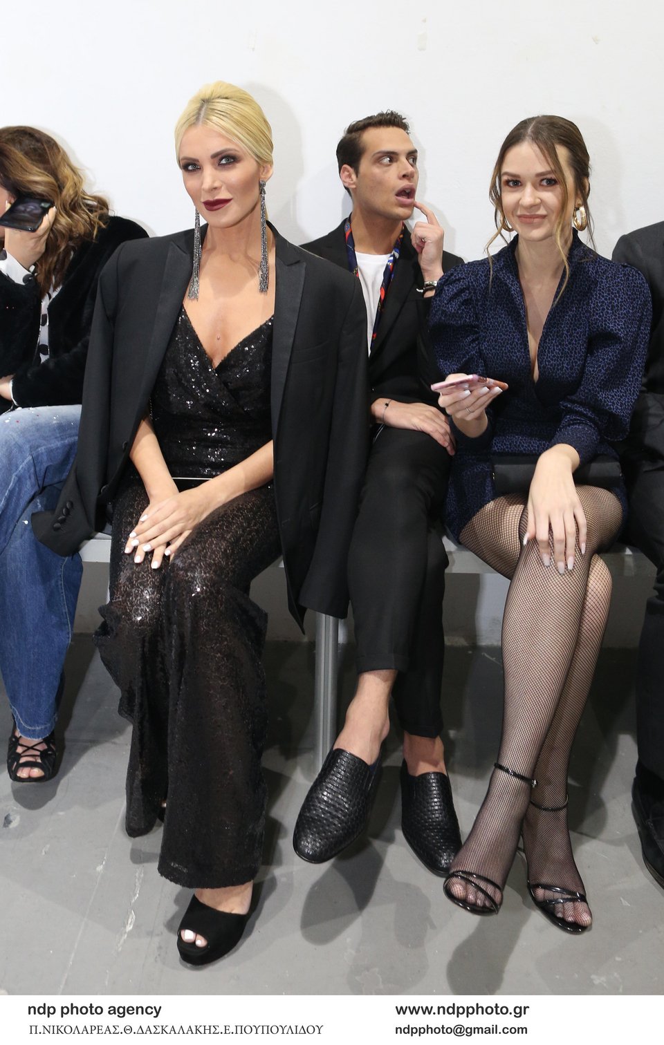 H Κατερίνα Καινουργιου στο fashion show των σχεδιαστών MI-RO