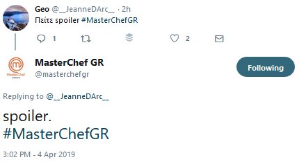 Η επική (αλλά επική) απάντηση του MasterChef για spoilers [εικόνα] | iefimerida.gr 0