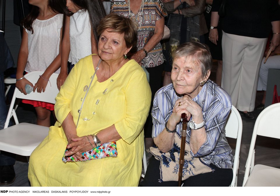 Η Χαρίκλεια Μυταρά με την Ελένη Γλύκαντζη Αρβελέρ