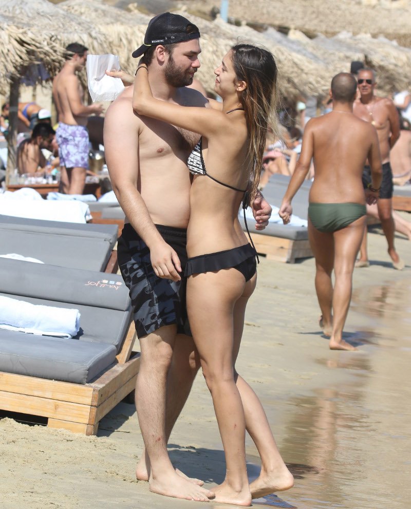 Τρυφερά τετ-α-τετ στη θάλασσα για Πρέλεβιτς-Σαμπάνη [εικόνες] | iefimerida.gr 5