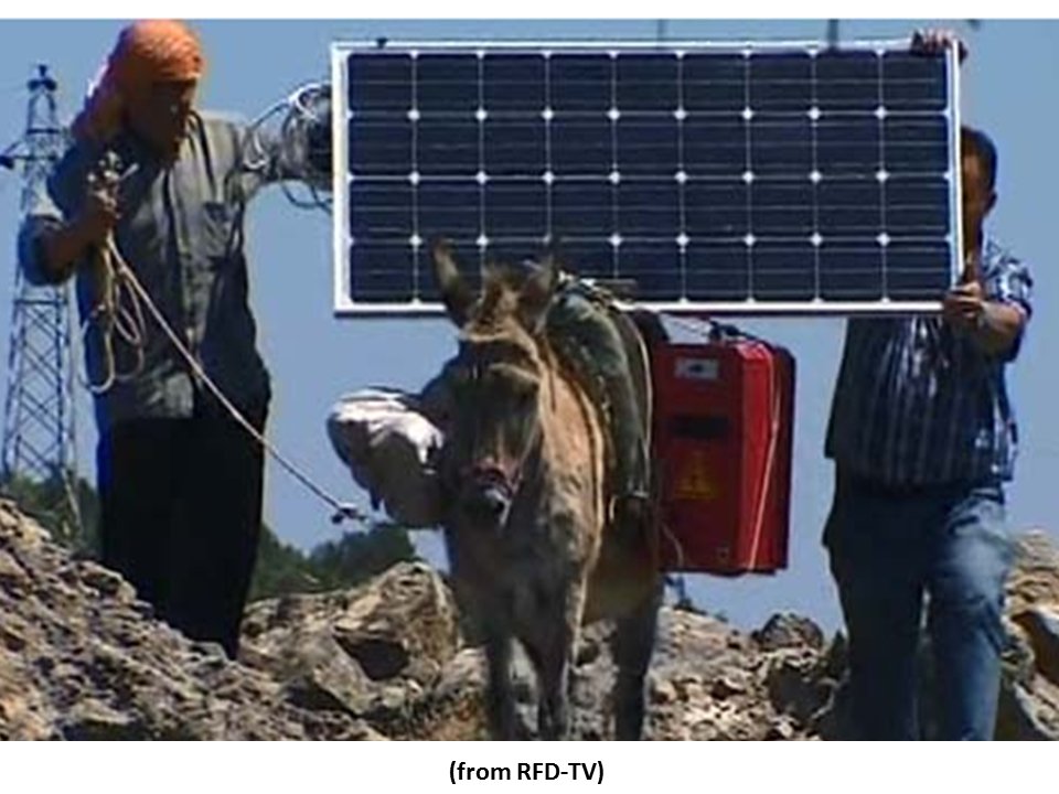 Η πατέντα του αιώνα: Στην Τουρκία φορτώνουν τα γαϊδούρια με φωτοβολταϊκά για να έχουν παντού ίντερνετ! [εικόνες&βίντεο] | iefimerida.gr 1