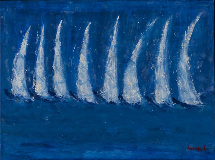 Η Λίτσα Κασούμη πειραματίζεται με όλες τις αποχρώσεις του μπλε [εικόνες]  | iefimerida.gr 2