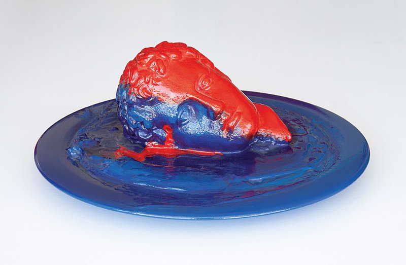 «Αλέξανδρος», Μικτή Τεχνική, ύψος 16 εκ, διάμετρος 42 εκ