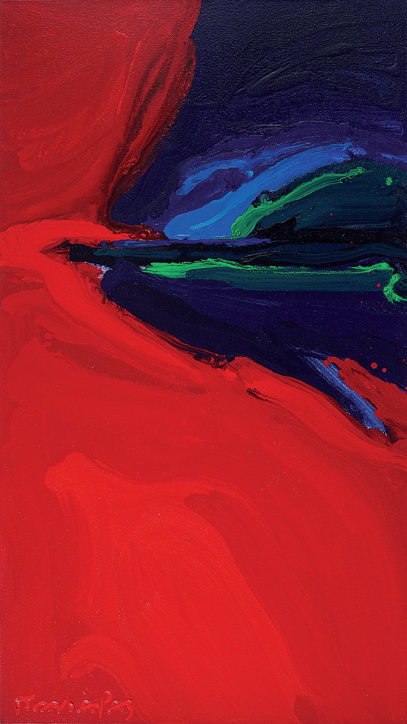 Από την ενότητα «Η Θέα» Aκρυλικό σε Kαμβά, 160x90 εκ., 2007