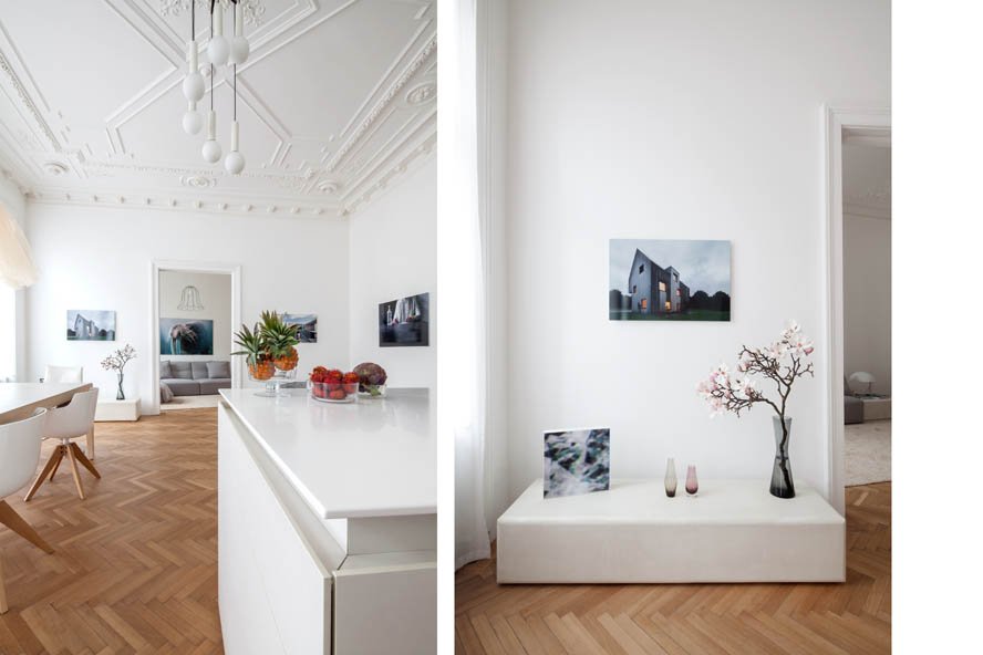 Πώς ένα σπίτι του 19ου αιώνα με δρύινα πατώματα και σκαλιστά ταβάνια μεταμορφώθηκε σε σύγχρονο μίνιμαλ διαμέρισμα [εικόνες] | iefimerida.gr 13