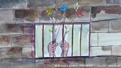 Εκθεση ζωγραφικής των διαβόητων κρατουμένων του Γκουαντάναμο -Με υπολείμματα καφέ [εικόνες] | iefimerida.gr 0