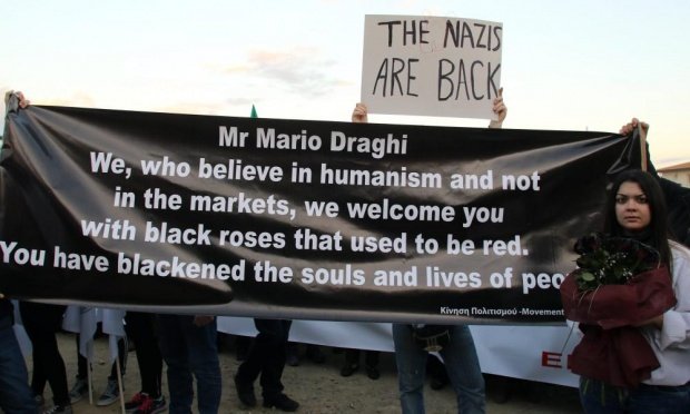 «Θερμή» υποδοχή Ντράγκι στη Λευκωσία -Διαδηλώσεις και συνθήματα εναντίον του [εικόνες] | iefimerida.gr 3