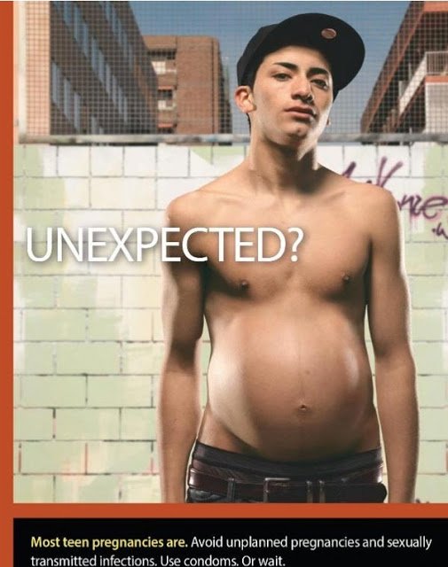 Οταν τα αγόρια μένουν έγκυος - Προκλητική καμπάνια για την αντισύλληψη [εικόνες]  | iefimerida.gr 0
