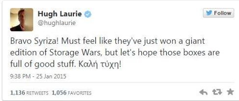 Κι όμως, o Tσίπρας απάντησε με tweet στο μήνυμα του Dr. House [εικόνες] | iefimerida.gr 0