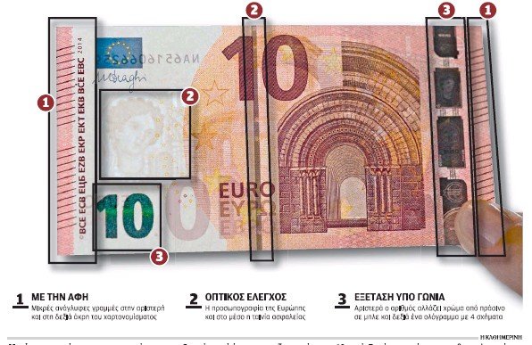 «Χαστούκι» στους παραχαράκτες με το νέο 10ευρω -Πως θα καταλάβετε αν είναι πλαστό [εικόνα] | iefimerida.gr 0