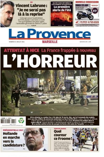 «Τρόμος»: Η λέξη που κυριαρχεί στα σημερινά γαλλικά πρωτοσέλιδα [εικόνες] | iefimerida.gr 0