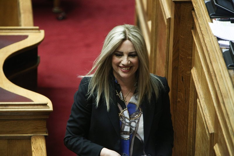 Η πάντα κλασάτη Φώφη Γεννηματά.