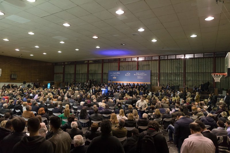 Πλήθος κόσμου στην πρώτη ανοιχτή ομιλία του υποψήφιου βουλευτή της ΝΔ Σάκη Ιωαννίδη [εικόνες] | iefimerida.gr 4