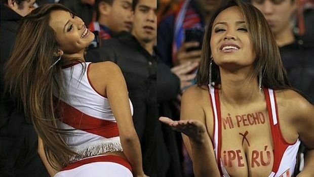 Στριπτίζ για χάρη της πρόκρισης του Περού από μοντέλο στην εξέδρα [εικόνες & βίντεο] | iefimerida.gr 3