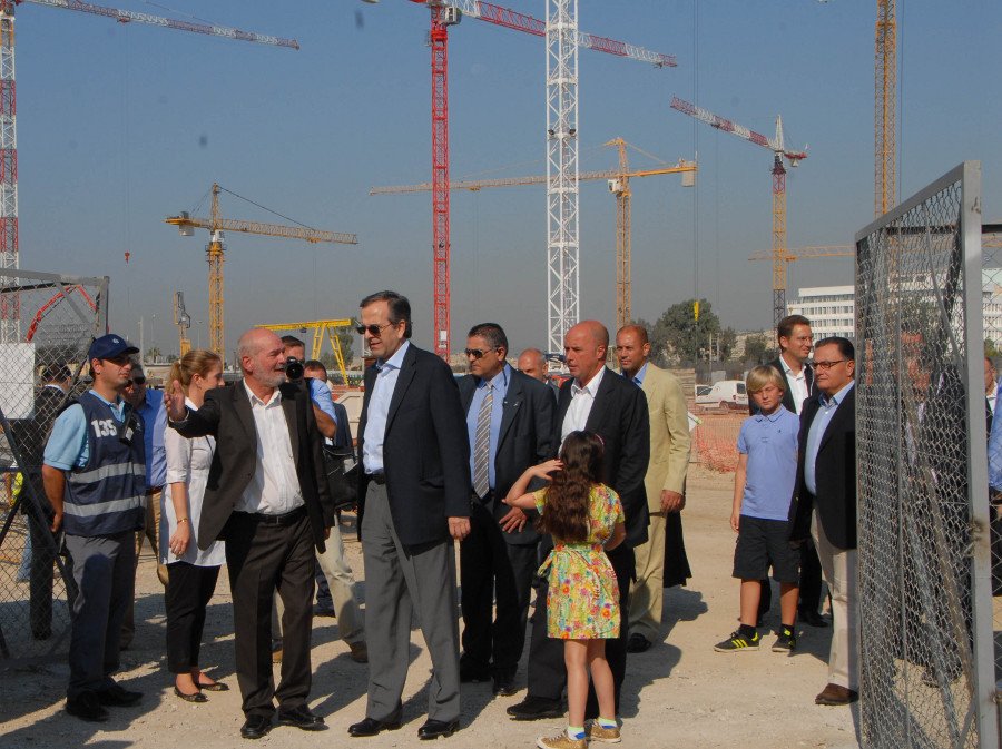 Ο Σαμαράς πήγε στο εργοτάξιο του Κέντρου Πολιτισμού και είπε «Είδαμε ένα όνειρο να γίνεται πραγματικότητα» [εικόνες] | iefimerida.gr 1