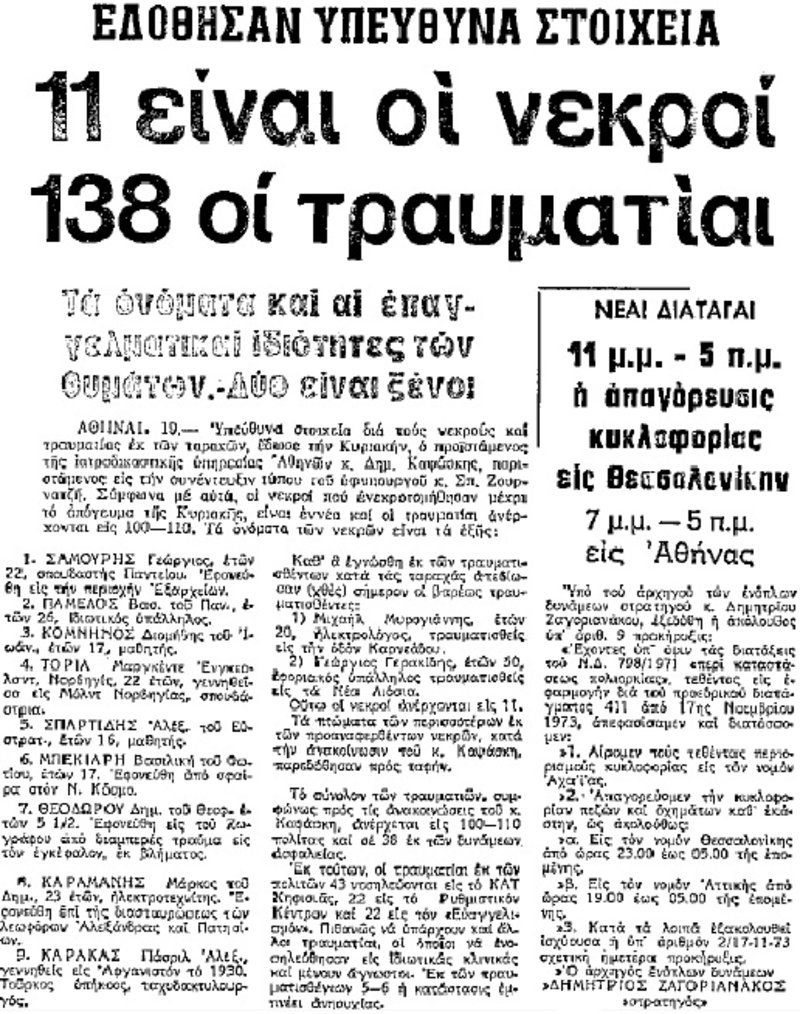 30 Δεκεμβρίου 1975: Βγαίνει η απόφαση για τους χουντικούς στη δίκη του Πολυτεχνείου [εικόνες] | iefimerida.gr 3