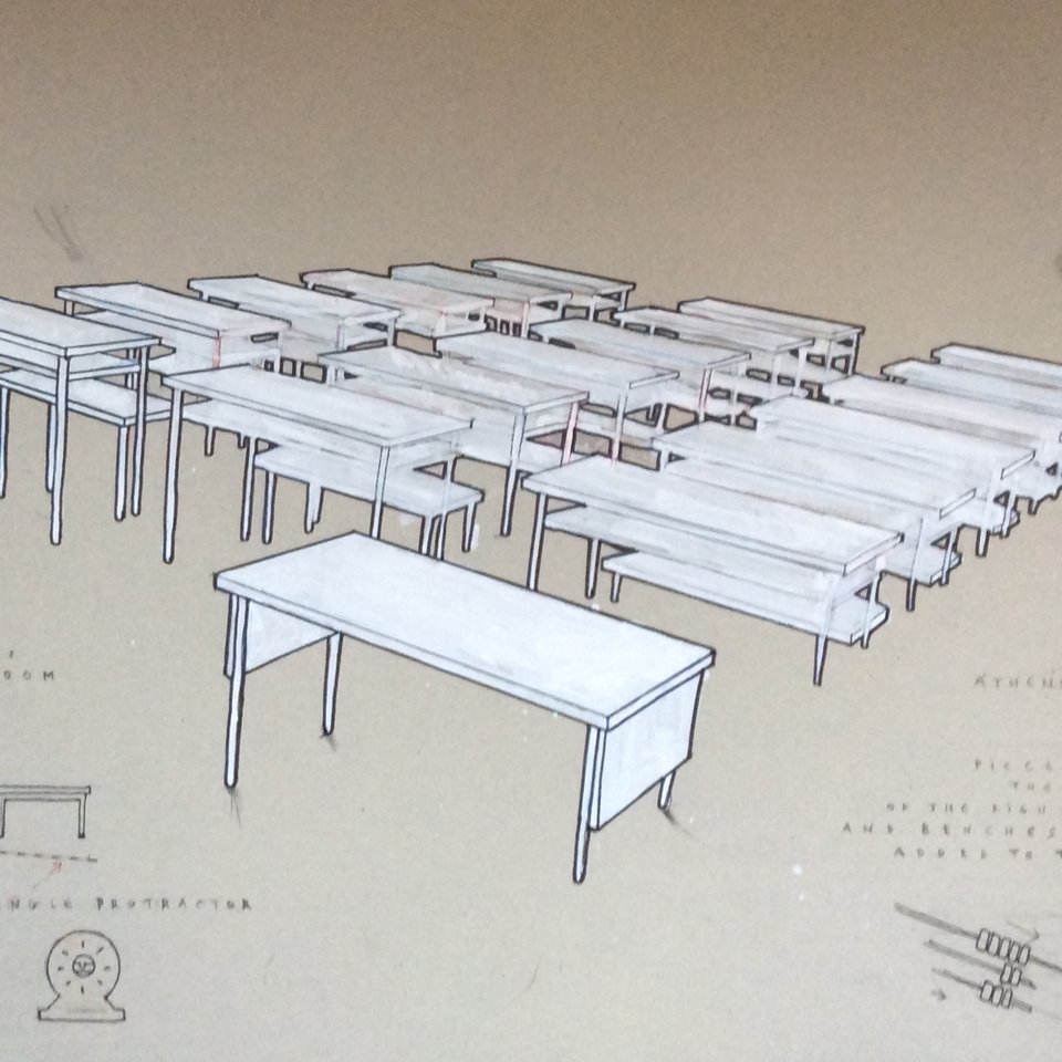 Mια λοξή τάξη αναδύεται στο αίθριο του Μπενάκη [εικόνες] | iefimerida.gr 0