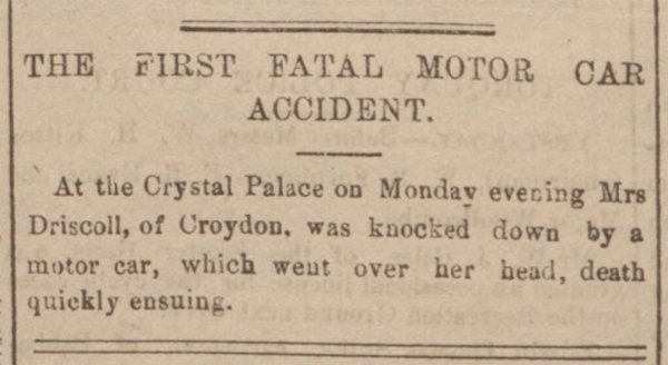 Σαν σήμερα έγινε το πρώτο θανατηφόρο τροχαίο -Αυτοκίνητο με 6 χλμ. παρέσυρε γυναίκα [εικόνες] | iefimerida.gr 3