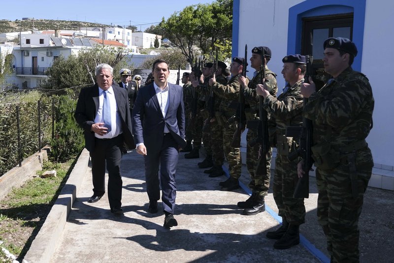 Στο Αγαθονήσι έφτσε σήμερα το πρωι ο Αλέξης Τσίπρας