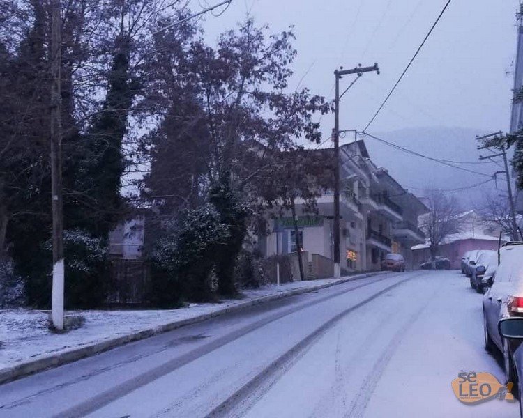 Χιόνια σε όλη τη Μακεδονία-Φωτό: Χορτιάτης