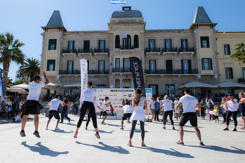 Εκδήλωση κατά την διάρκεια του φετινού Spetses mini Marathon