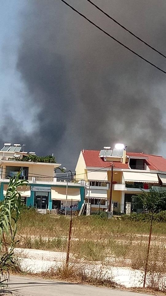 Φωτιά στην Πρέβεζα: Κάηκαν σπίτια, θερμοκήπια, αποθήκες [εικόνες & βίντεο] | iefimerida.gr 1