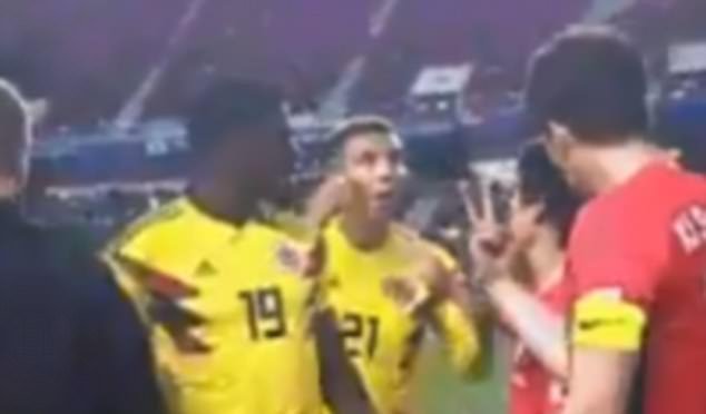 Ρατσιστική χειρονομία Κολομβιανού διεθνή στους Νοτιοκορεάτες [εικόνες & βίντεο] | iefimerida.gr 0