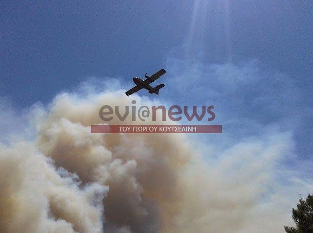 Υπό μερικό έλεγχο η φωτιά στα Ψαχνά – Φοβούνται για αναζωπύρωση [εικόνες & βίντεο] | iefimerida.gr 2