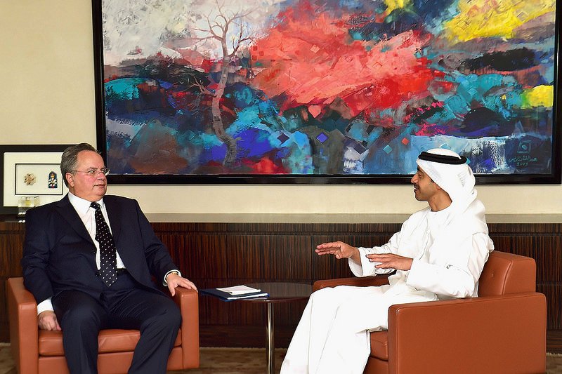 Τι συζήτησε ο Κοτζιάς με τoν ΥΠΕΞ των Αραβικών Εμιράτων [εικόνες] | iefimerida.gr 1