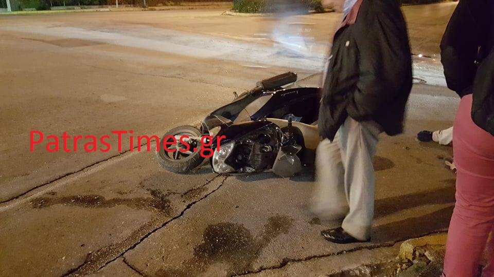 Τροχαίο ατύχημα στην Πάτρα: ΙΧ συγκρούστηκε με διερχόμενο δίκυκλο [εικόνες & βίντεο] | iefimerida.gr 1