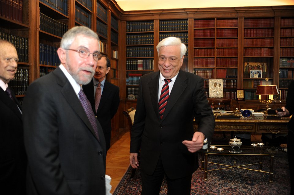 Κρούγκμαν: Και οι δανειστές αναζητούν υποχωρήσεις από την Ελλάδα -Συνάντηση με Παυλόπουλο και Τσίπρα [εικόνες] | iefimerida.gr 1