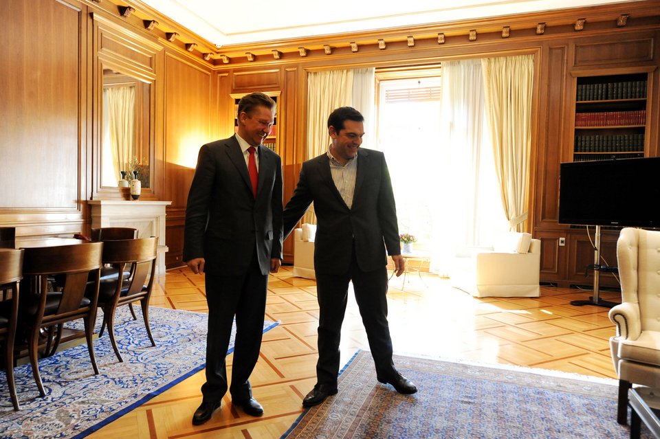 Συνάντηση Τσίπρα - Μίλερ παρουσία Λαφαζάνη για τον αγωγό [εικόνες] | iefimerida.gr 1