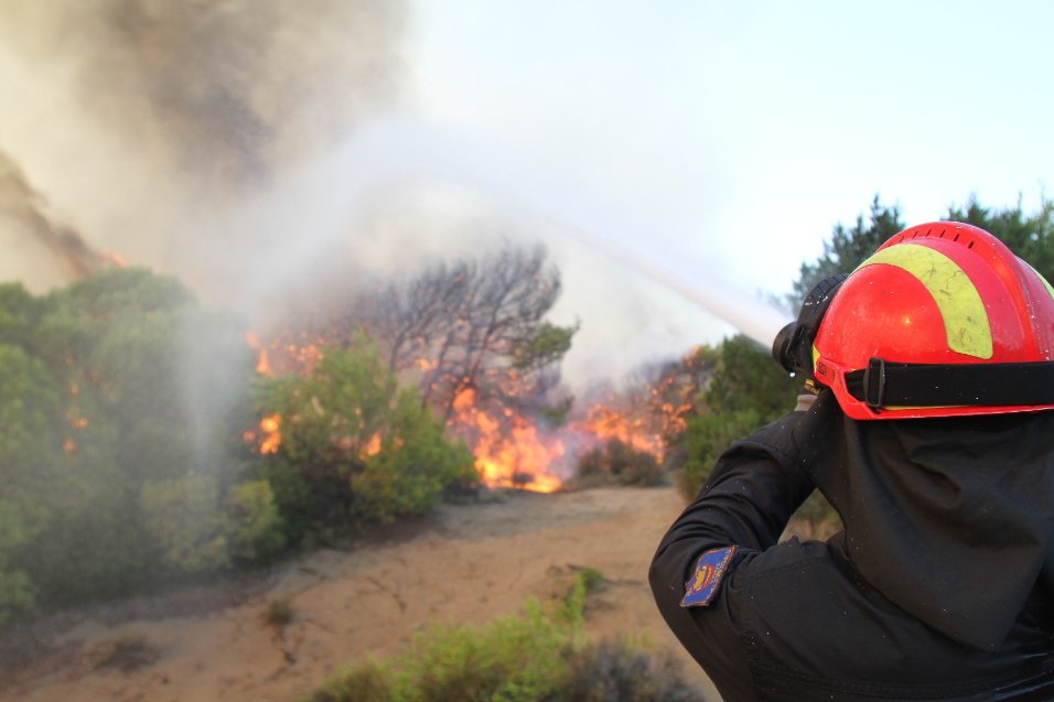 Σε ύφεση η πυρκαγιά στη Στροφυλιά [εικόνες]  | iefimerida.gr 1