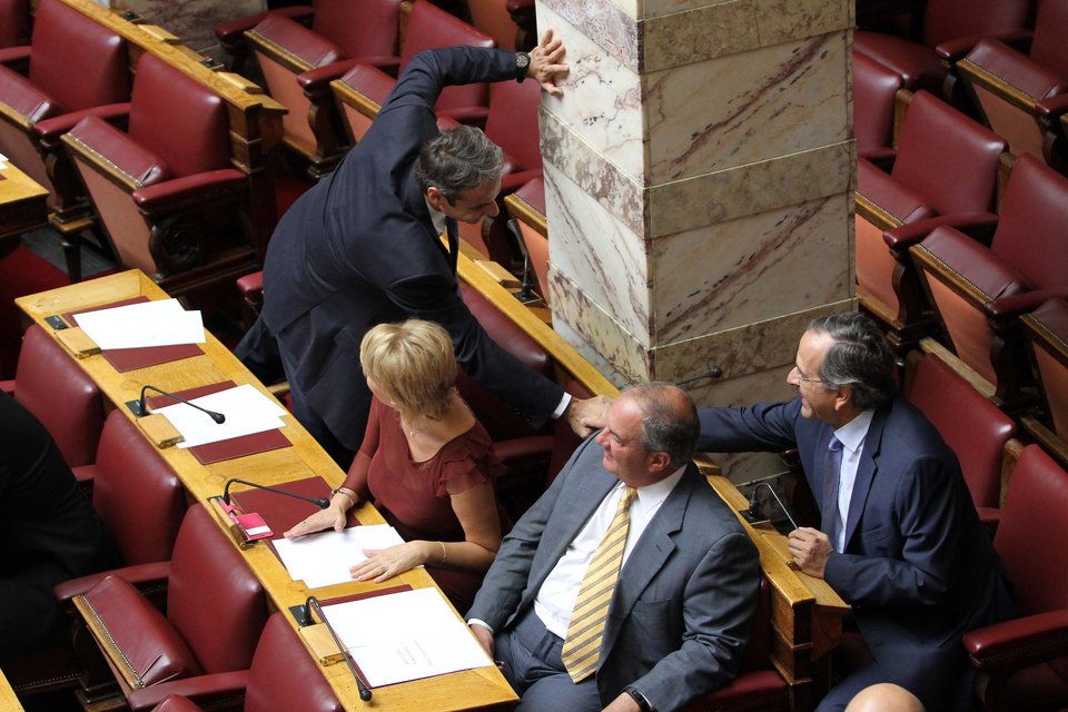 Τα «πηγαδάκια» της Βουλής: Γέλια Αδωνι-Τσίπρα και Καραμανλή- Σαμαρά [εικόνες] | iefimerida.gr 0