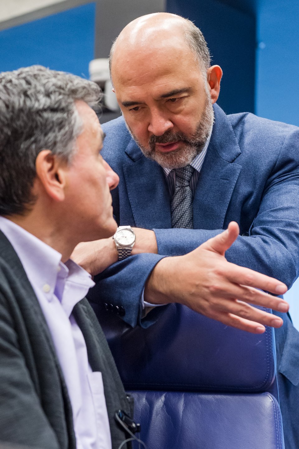 Τετ α τετ Τσακαλώτου-Χουλιαράκη με Μοσκοβισί πριν το Eurogroup [εικόνες] | iefimerida.gr 0