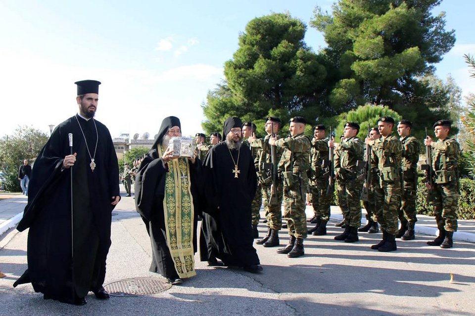 Αγημα για την άφιξη της Ιερής Κάρας
