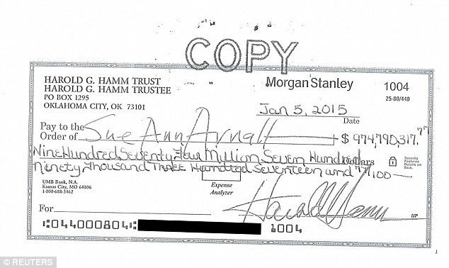 Παράλογο: Αυτή η γυναίκα έσκισε την επιταγή των 818 εκατ. ευρώ που της έδωσε ο πρώην σύζυγός της για το διαζύγιό τους [εικόνες] | iefimerida.gr 0