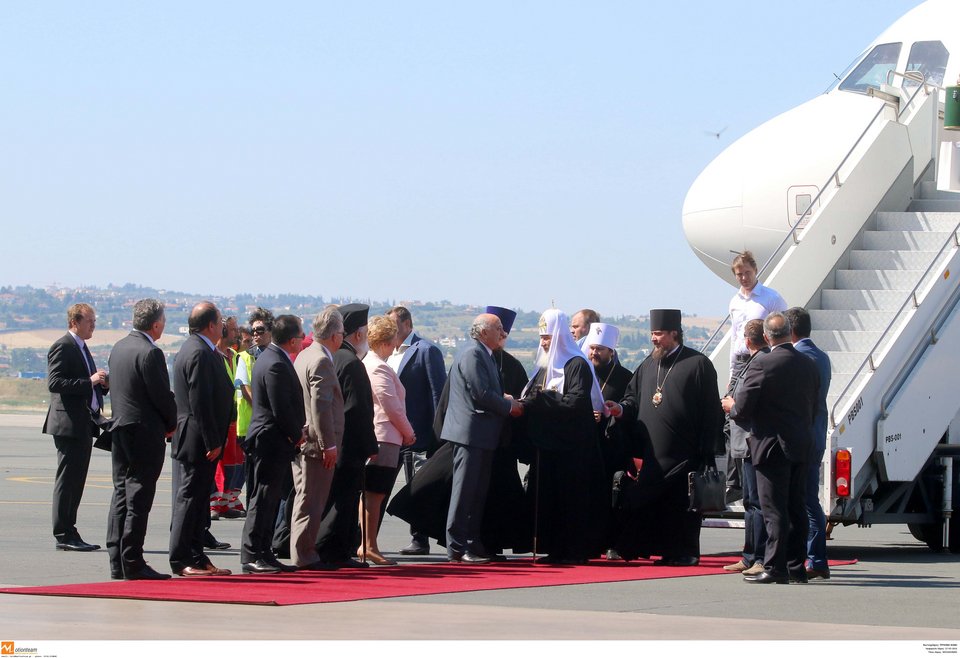 Εφτασε στη Θεσσαλονίκη ο Πατριάρχης Μόσχας Κύριλλος [εικόνες] | iefimerida.gr 2