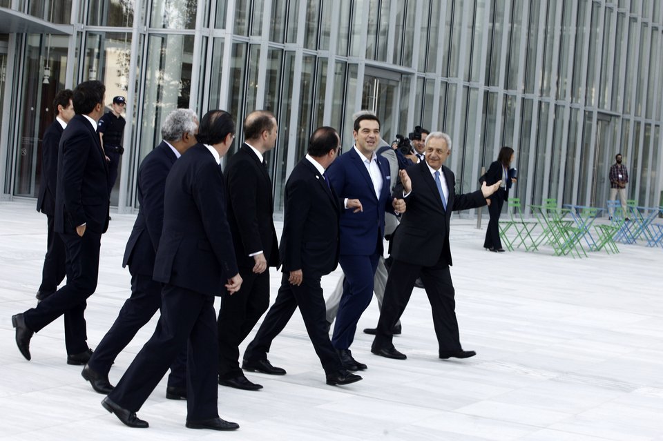 Επισκέφθηκαν το κέντρο Πολιτισμού Iδρυμα Σταύρος Νιάρχος οι Eυρωπαίοι ηγέτες [εικόνες]  | iefimerida.gr 1