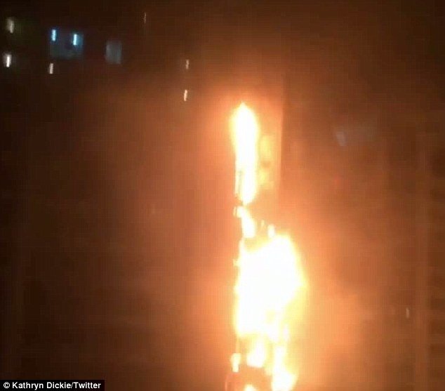 Πυρκαγιά σε έναν από τους ψηλότερους ουρανοξύστες του κόσμου, στο Ντουμπάι [εικόνες&βίντεο] | iefimerida.gr 3