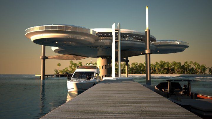 Ξενοδοχείο με θέα τα σύννεφα και κρεβάτια ανάμεσα σε καρχαρίες [εικόνες] | iefimerida.gr 1