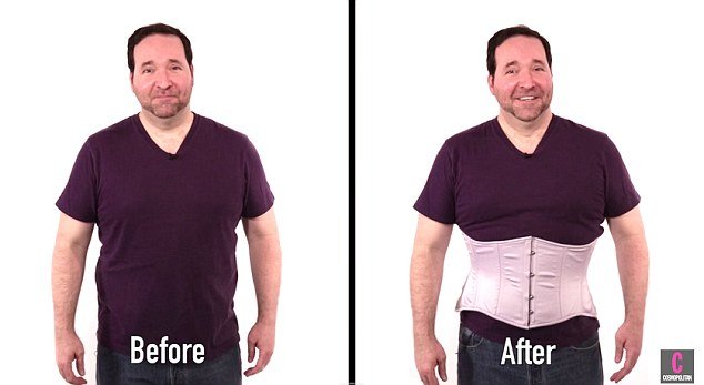 Κάν' το όπως η Κιμ: Αντρες δοκιμάζουν κορσέδες μέσης για πρώτη φορά [εικόνες & βίντεο] | iefimerida.gr 0