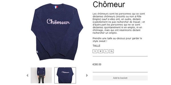 Τι κι αν είσαι άνεργος; Μπορείς παρ' όλα αυτά να είσαι μοδάτος – H εξωφρενική ιδέα ενός Γάλλου επιχειρηματία [εικόνα] | iefimerida.gr 0