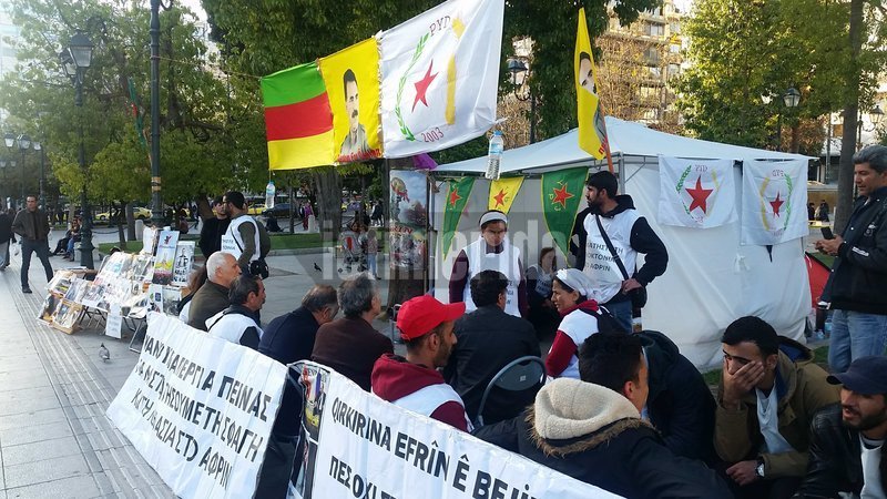 Απεργία πείνας Κούρδων στο Σύνταγμα για το Αφρίν [εικόνες & βίντεο] | iefimerida.gr 1