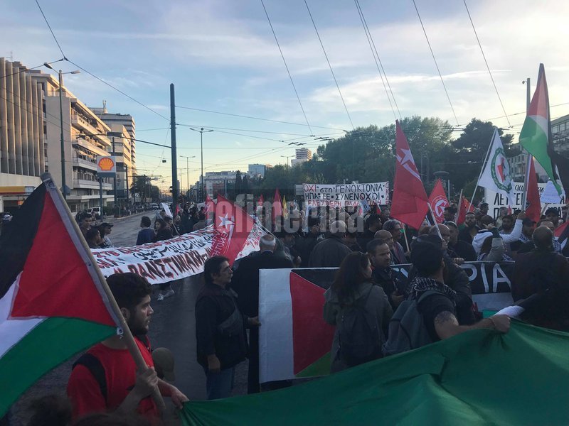 Συγκέντρωση διαμαρτυρίας πραγματοποιήθηκε έξω από την ισραηλινή πρεσβεία [εικόνες & βίντεο] | iefimerida.gr 8