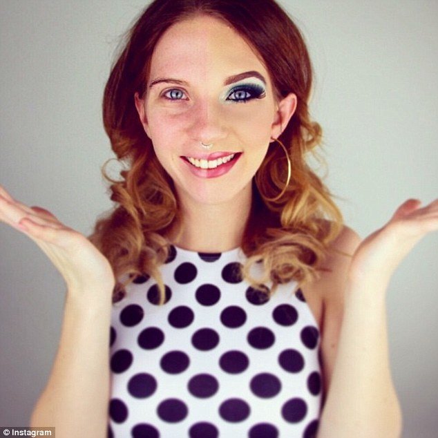 Το μακιγιάζ κάνει θαύματα -Γυναίκες βάφουν μόνο το μισό πρόσωπό τους και το αποδεικνύουν [εικόνες] | iefimerida.gr 1